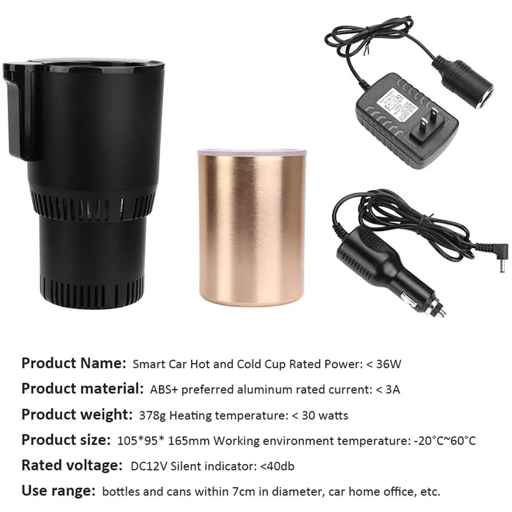 12 В портативная круглая и нагревательная Автомобильная чашка