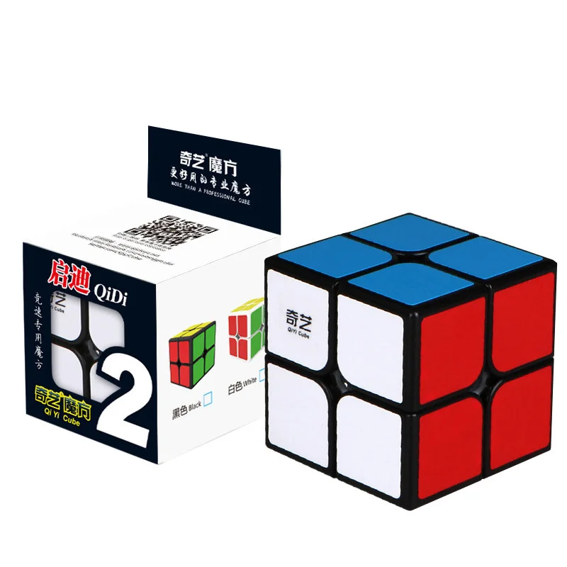 Droxma Qiyi Qidi 2x2 стикер волшебный куб 2x2x 2 цвета скоростной Подарочная головоломка для