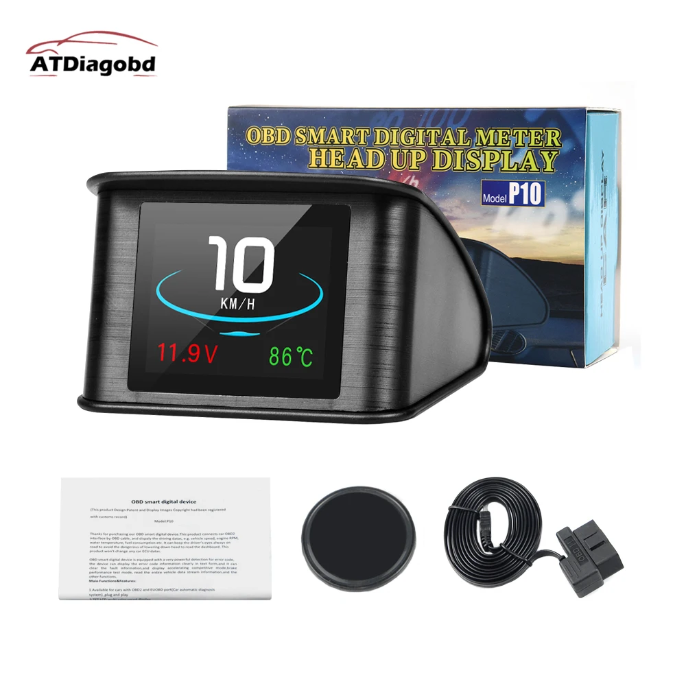 Новейший Компьютер Hud GPS OBD проектор скорости автомобиля цифровой дисплей