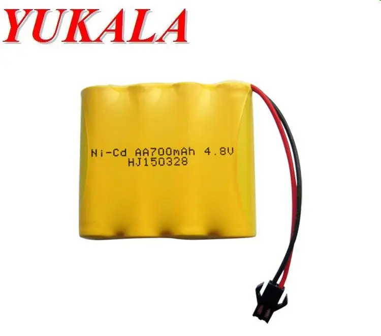 

4.8v Ni-cd Battery For Rc toys Cars Tanks Robots Boats Guns 700mah 4.8v Rechargeable Battery 4* AA Battery Pack 2Pcs
