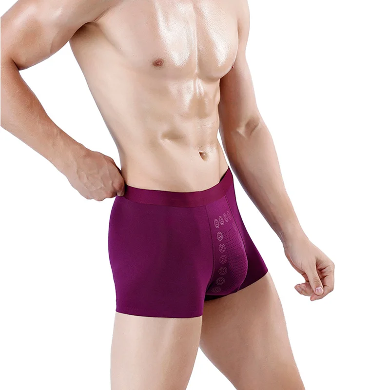 Мужские ультратонкие трусы Fresh Graphene + энергия отрицательных ионов прочное и сухое