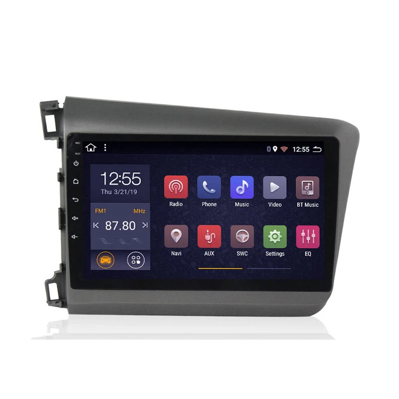 9-дюймовый 8-ядерный IPS + 2.5D Android 9. 0 2 32G автомобильный DVD GPS-навигатор для Honda Civic 8 1 2012