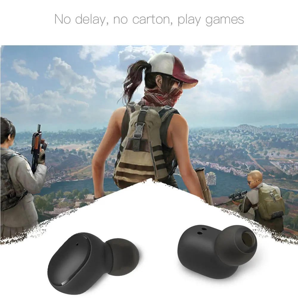 TWS Bluetooth Earphone Wireless phones Gaming Headset for Airdots Mini Earbuds with LED Display Huawei Xiaomi E6s | Электроника