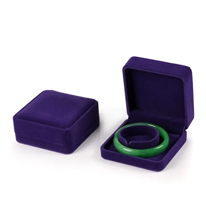 

Plush Bracelet Box Pouches Exquisite High Quality Packing Box For Necklace Bracelet Earrings Jewelry Packaging Plush Boxes