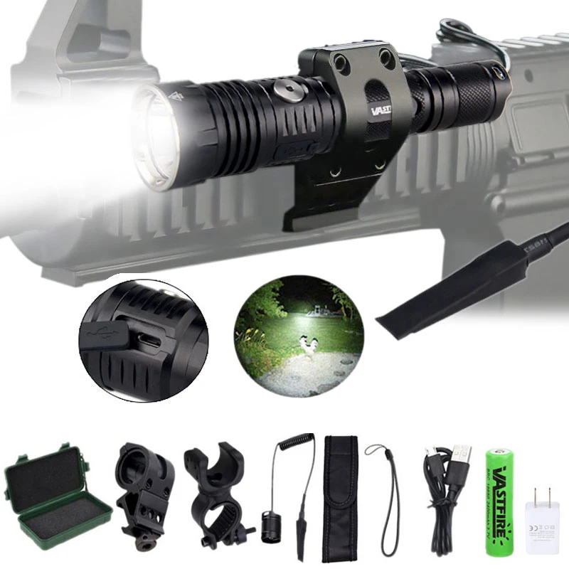 Фонарь светодиодный Аккумуляторный с 2 режимами 1200 лм|Фонарики и осветительные