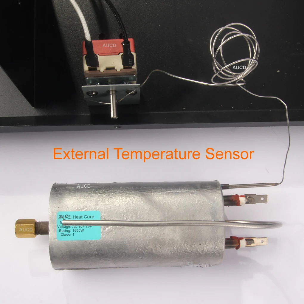 Регулятор температуры для нагревателя термостат с датчиком нагрева 900 Вт 1500