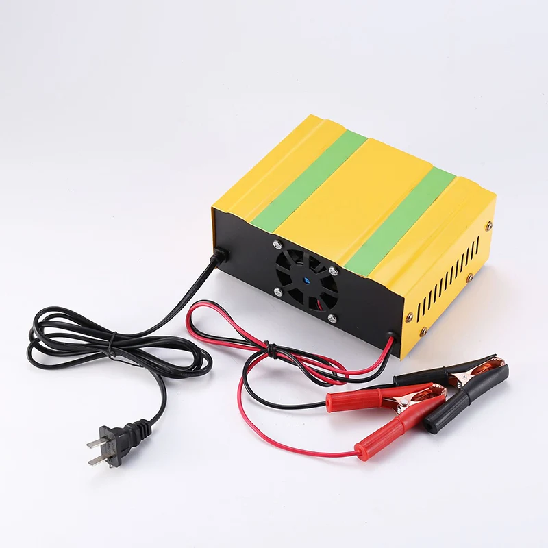 

For Pulse Repair Parts 1pc 220W 12/24V Automatic Intelligent Charger 110V-250V Car Battery Chargers With LED Light&Adapter