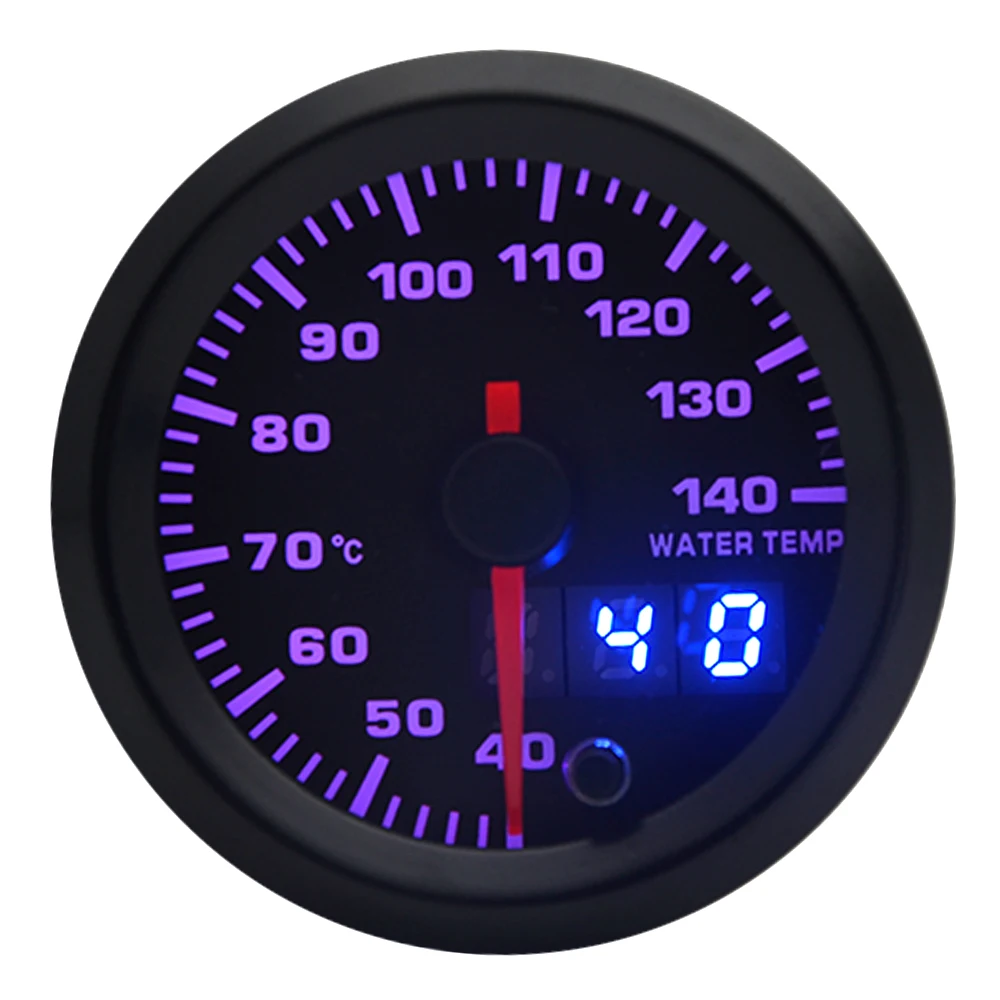 2 &quot52 мм 7 цветов светодиодный датчик температуры воды для автомобиля 40 140