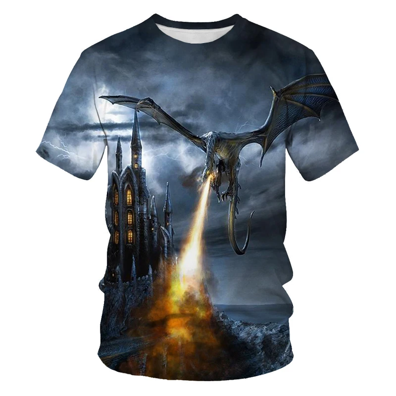 

Summer trend surrealism personality POP theme Hot selling men's 3DT shirt Cheap & Chic super loose and comfortable T-shirt