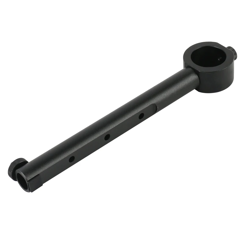 

33mm 25mm Diameter Metal Extra Arm Support Holder Black Bar For Trinocular Stereo Microscope LCD Monitor Screen Display