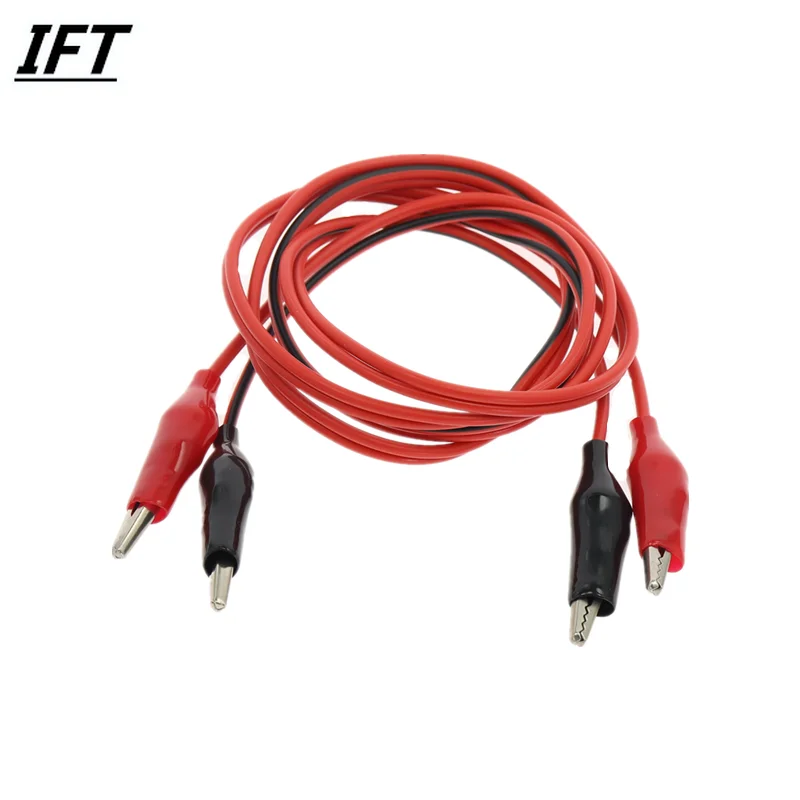 

3,4 фута, 1 метр, 4 зажима типа «крокодил», электрический соединитель, зажим, изолированный испытательный кабель