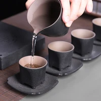 japanese ceramic teacup vintage bronze tea cup chinese kung fu cup