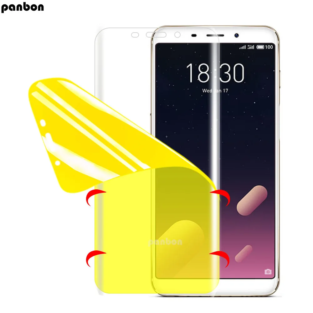 

Full Coverage For Meizu M6 Note Hydrogel Film 3D 4D 5D Soft TPU Screen Protector For meizu M6 Note M6 nano film Not glass
