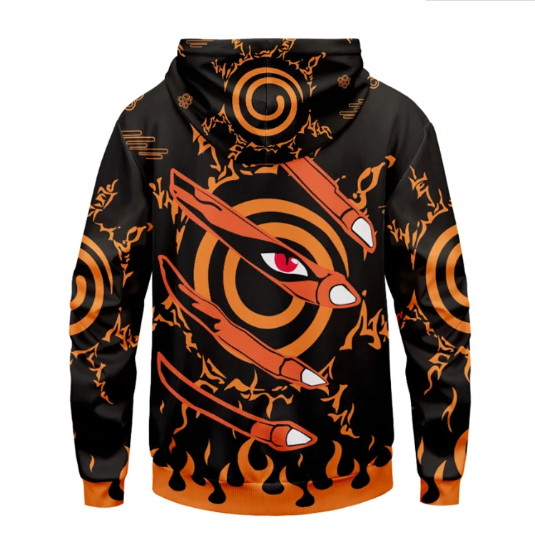 Аниме Naru Толстовка Хокаге Uzumaki NARUTO для костюмированной вечеринки по японскому