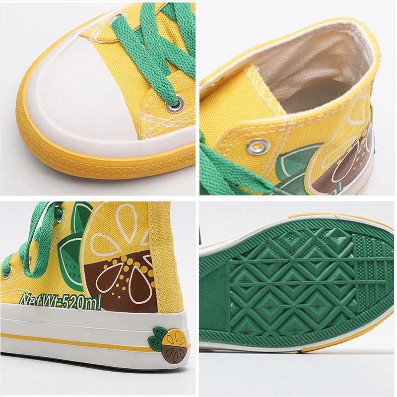 

High-Top Canvas Shoes Women Ulzzang All-match 2021 Summer Ins Fashion Sneakers Graffiti Casual Shoes Girls Students Canvas Shoes