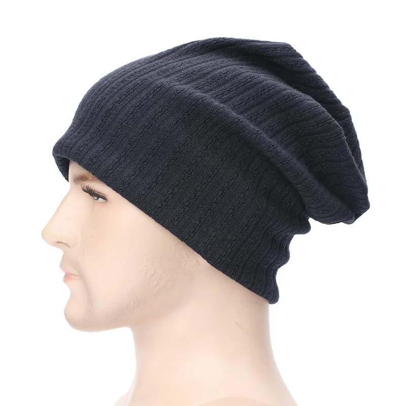 

Women Men Winter Beanie Hat Oversized Unisex Crochet Ribbed Cap Warm Cap Outdoor Baggy Slouch Hats