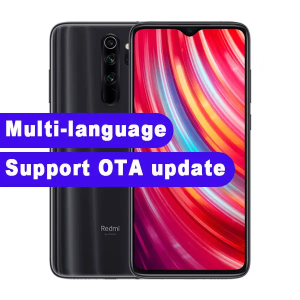 Gray Мобильный телефон Xiaomi Redmi Note 8 Pro с глобальной прошивкой, 6 ГБ, 128 ГБ, 64 мп, четырехъядерный смартфон MTK Helio G90T, 4500 NFC - Цвет: Gray