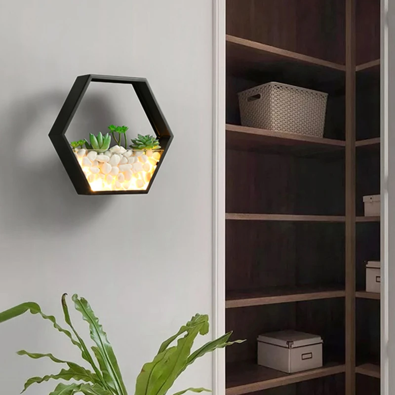 Современный светодиодный настенный светильник круглый для спальни гостиной