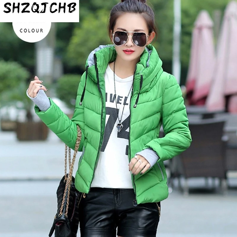 

JCHB 2021 Winter Coat Women Fashion Korean Autumn Jackets for Women Warm Down Cotton Parkas Women's Coats Ropa Invierno Mujer