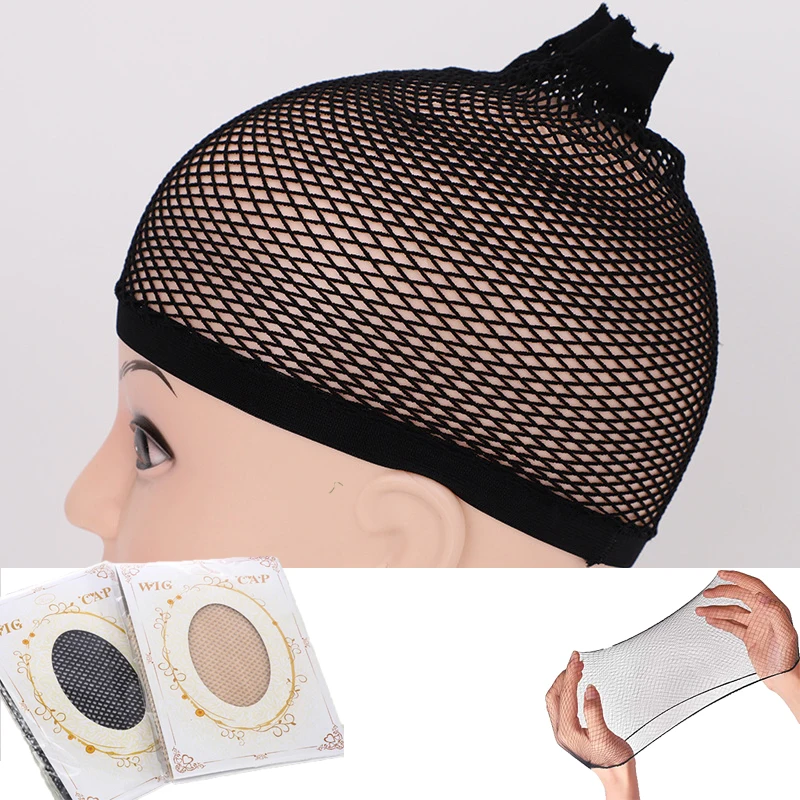 

1Pc High Elastic Black Snood Nylon Hairnet Materials For Wigs Making Streching Elastics Mesh Cap For Women Wigs Hair Accessories