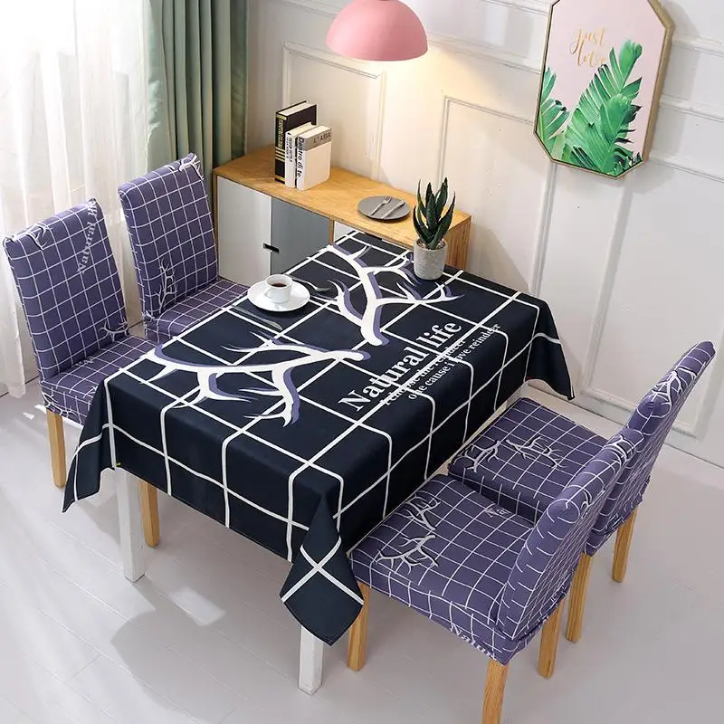 Плед скатерть с изображением оленя Водонепроницаемый и мультипечь для