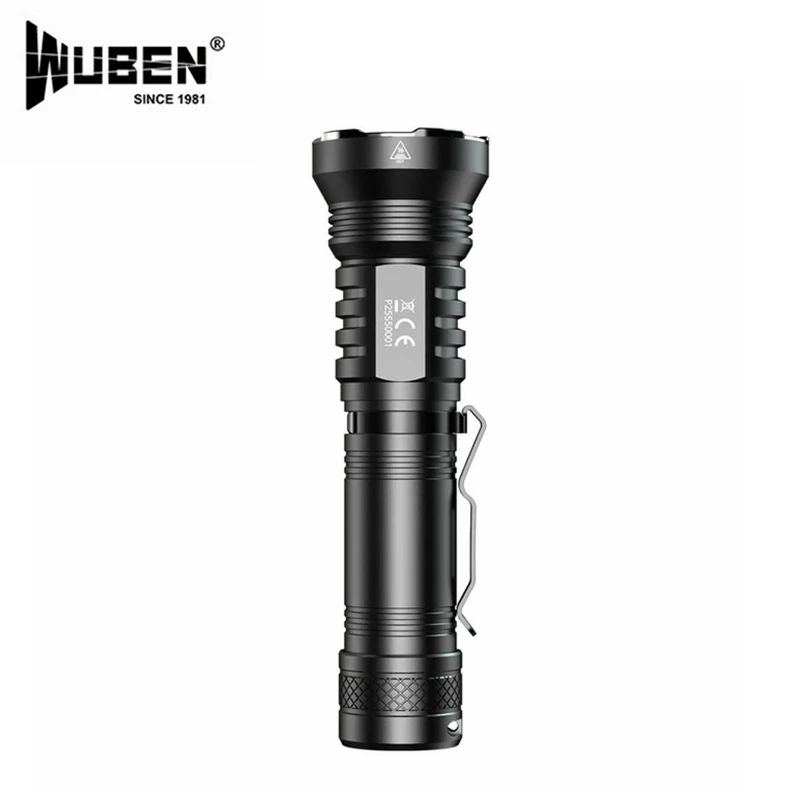 WUBEN P26 18650 Батарея 2 в 1 УФ и белые светодиодный вспышка светильник ААА светодиодная