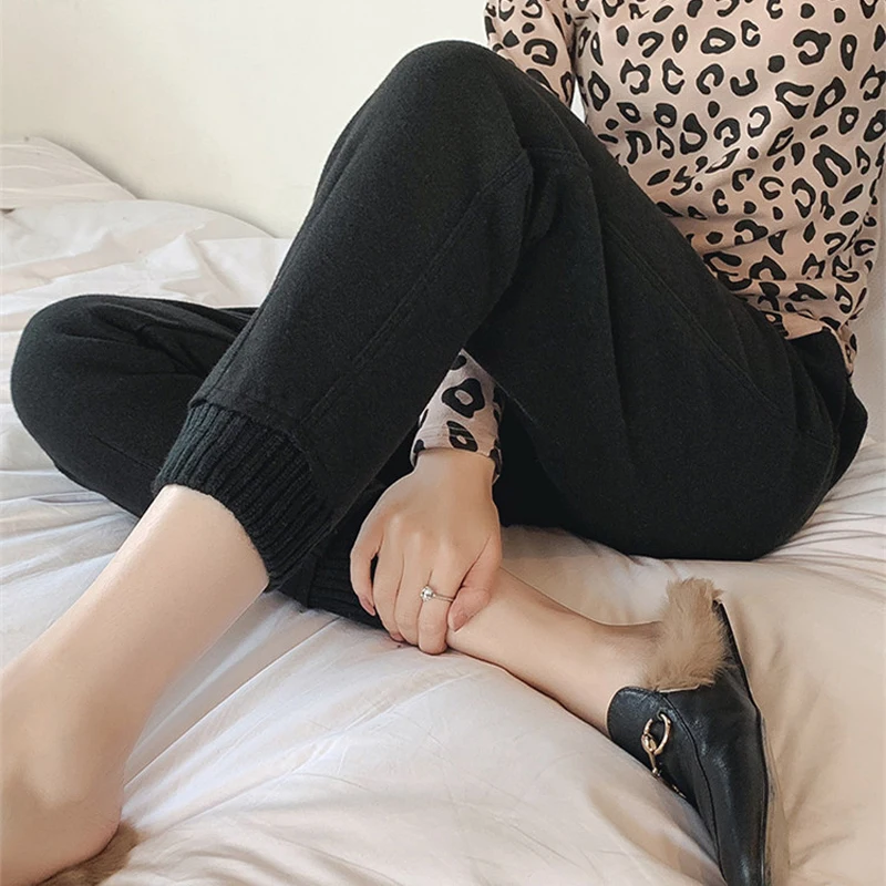 

Pant Women Winter Korean Style 2020 New Fashion Autumn All Match Womens Ankle-length Casual Females Harem Pants Hot Sale Chic