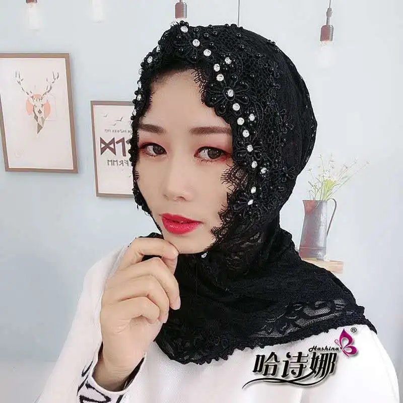 Moslem girl hijabs мусульманский шарф кружевная мгновенная накидка|shawl wrap|islamic shawlsgirls hijab |