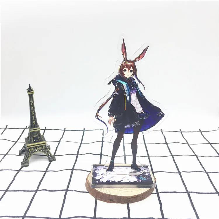 Игра Arknights брелок Amiya Angelina Hoshiguma Соловей осада Техаса Lappland милый забавный мультфильм акриловый брелок ювелирные изделия - Цвет: 1