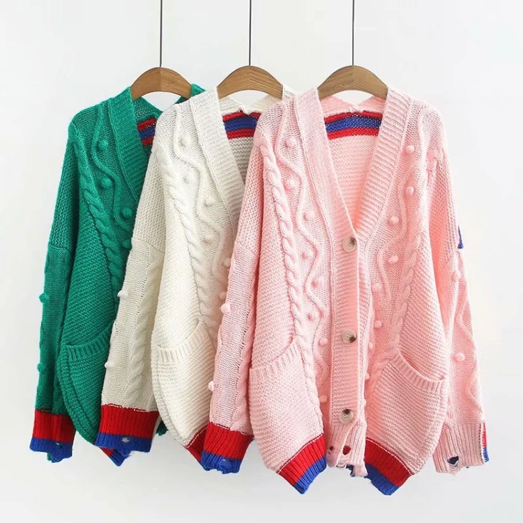 H. SA blusa de frio feminina женский зимний толстый теплый свитер кардиганы однобортный скрученный корейский длинный жакет пальто трикотаж