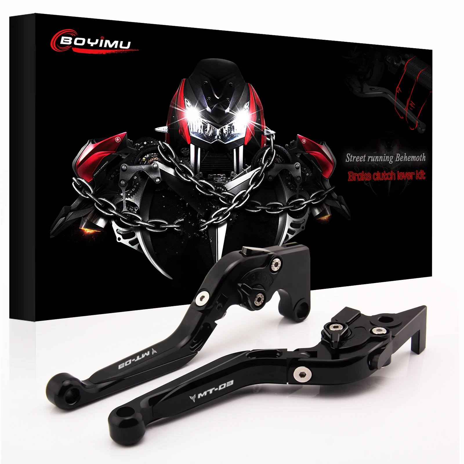 

For YAMAHA MT-03 MT03 MT 03 2015-2021 16 17 18 19 20 Motorcycle Accessories Folding Extendable Brake Clutch Levers Accessories