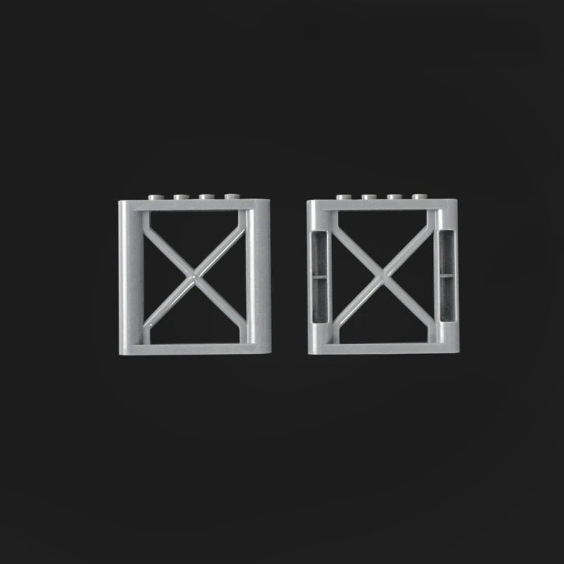 

City Military Building Block wall MOC House Parts 23405 64448 view fence 1x6x5 Girder Compatible All Brands bricks Accessories