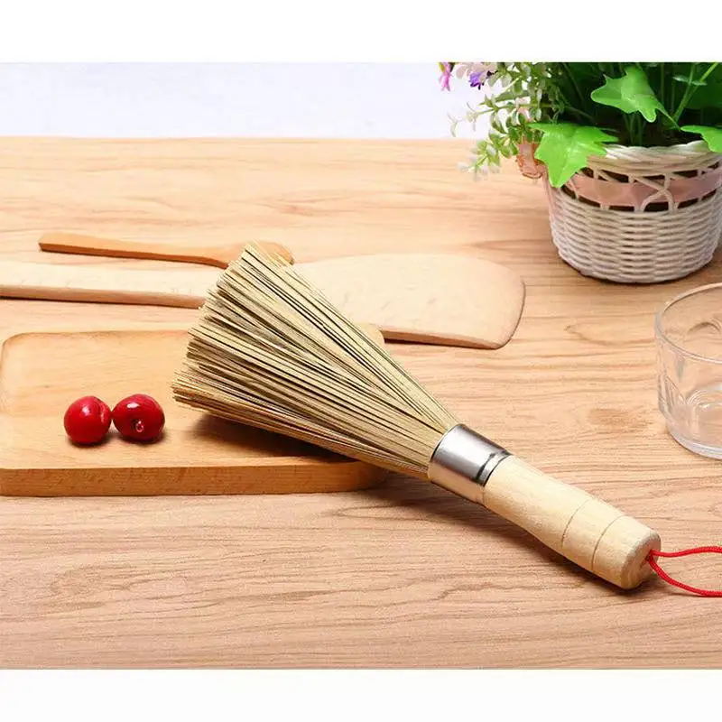 Антипригарная щетка для масляного бамбукового ВОК кухонный горшок сильная