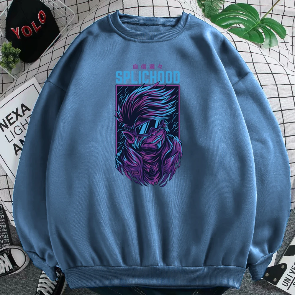 

Cool Cartoon Character Print New Women'S Sweatshirt Long Sleeve Warm Pullover For Women Street Fashion Round Neck Hoodie Female