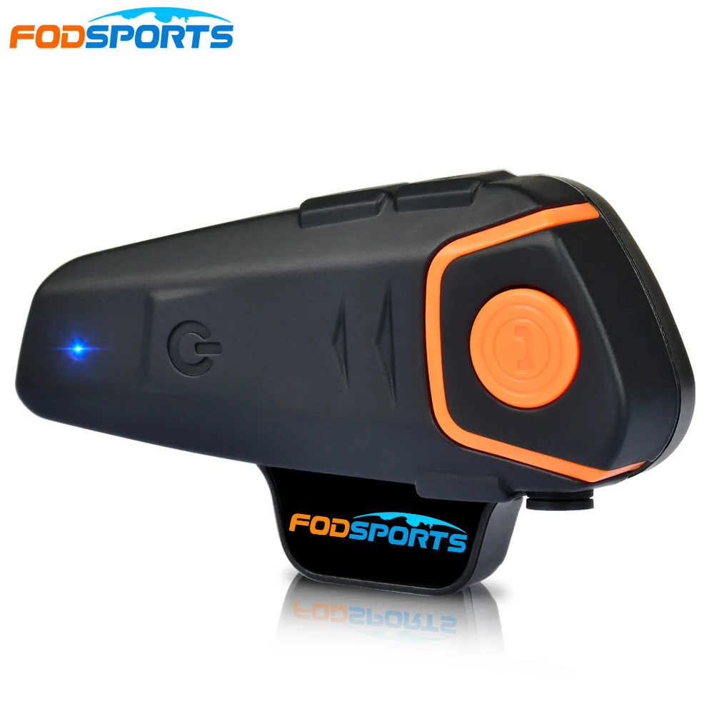 Fodsports BT S2 Мотоциклетный шлем Интерком Гарнитура Bluetooth Тип C Интерфейс CVC