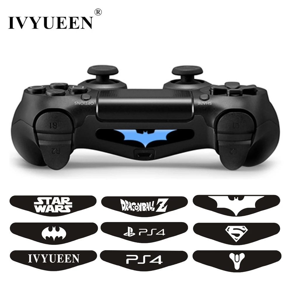 Наклейки IVYUEEN для контроллера Sony Dualshock 4 PS4 DS4 Pro Slim виниловые наклейки с
