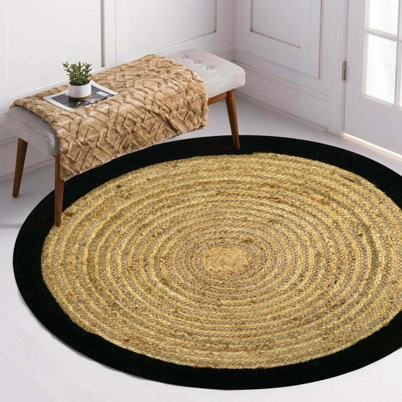 

Carpet 100% Natural Jute Woven Style Double-sided Modern Country-style Exterior Area Rug Rug