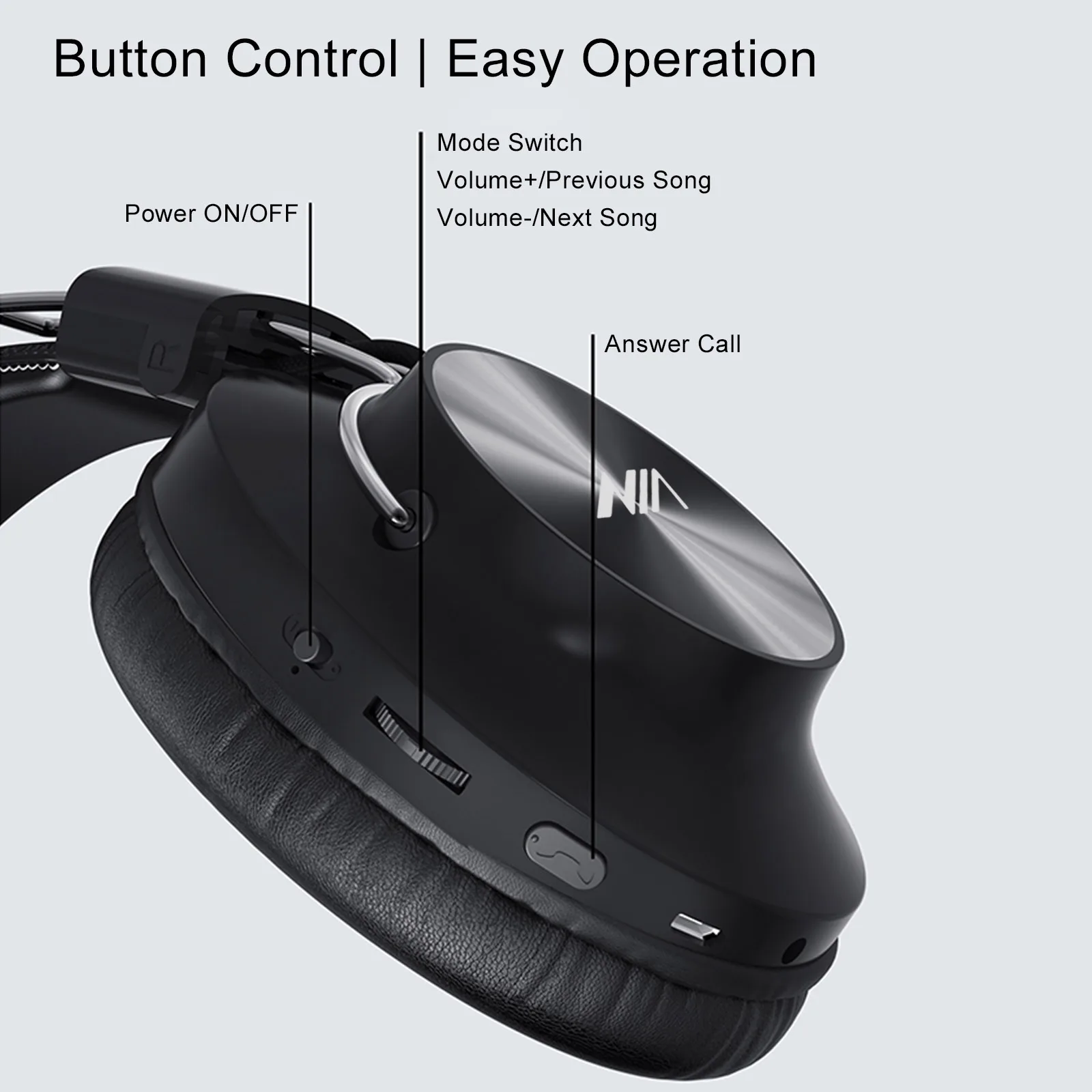 Беспроводные наушники NIA S4000 Складные стерео наушники-вкладыши Bluetooth 3 5 мм TF-карта