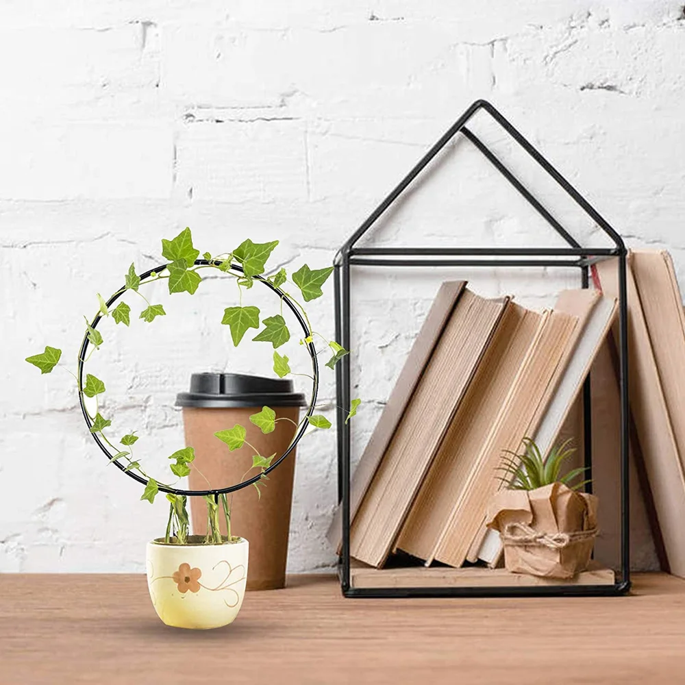 Металлический садовый решетка для подъема растений цветов овощей розового