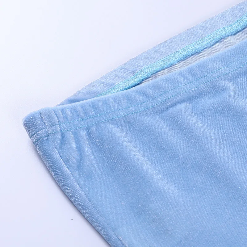 

BOOFEENAA Sexy 2 Piece Set Blue Velvet Crop Top and Skirt Shorts Summer Clothes for Women 2021 Two Piece Club Outfits C66-AI14
