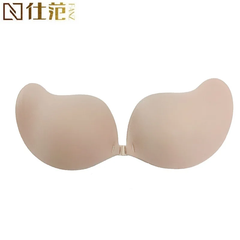 Невидимые силиконовые наклейки на грудь цельный бюстгальтер с передней пряжкой