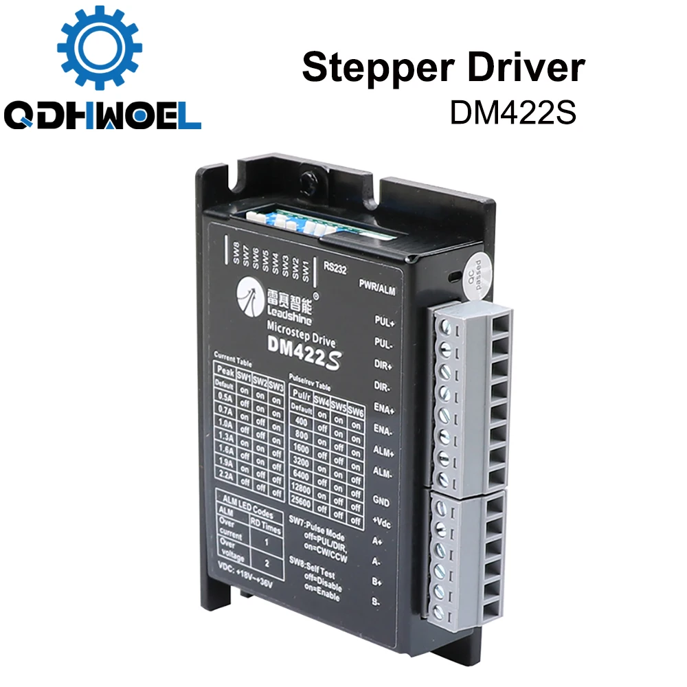 QDHWOEL двухфазный Драйвер шагового двигателя DM422S напряжение питания 18 48 В