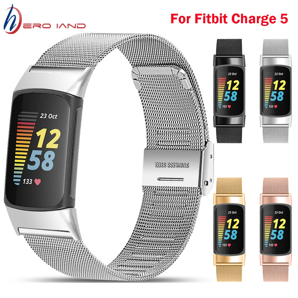 

Ремешок из нержавеющей стали для смарт-браслета Fitbit Charge 5