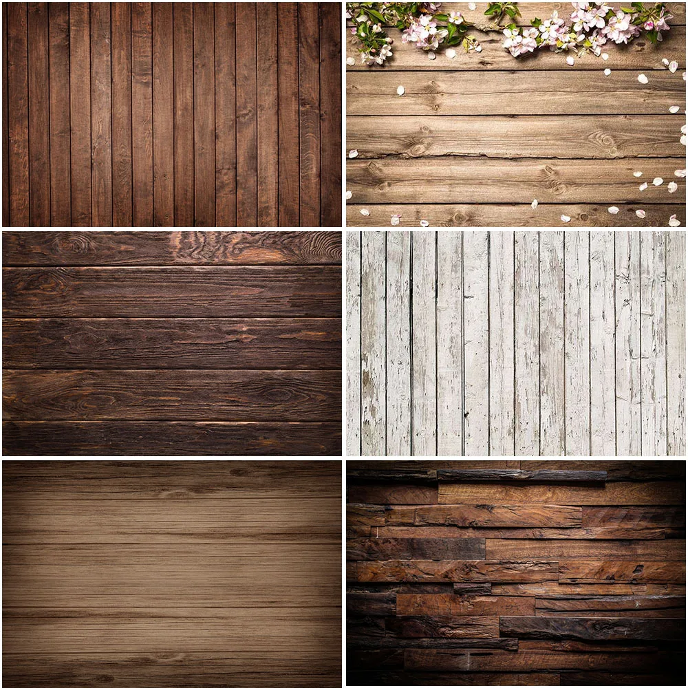 

Photography Backdrop Wooden Board Texture Portrait Background Children Photo Studio Wood Floor Background Props
