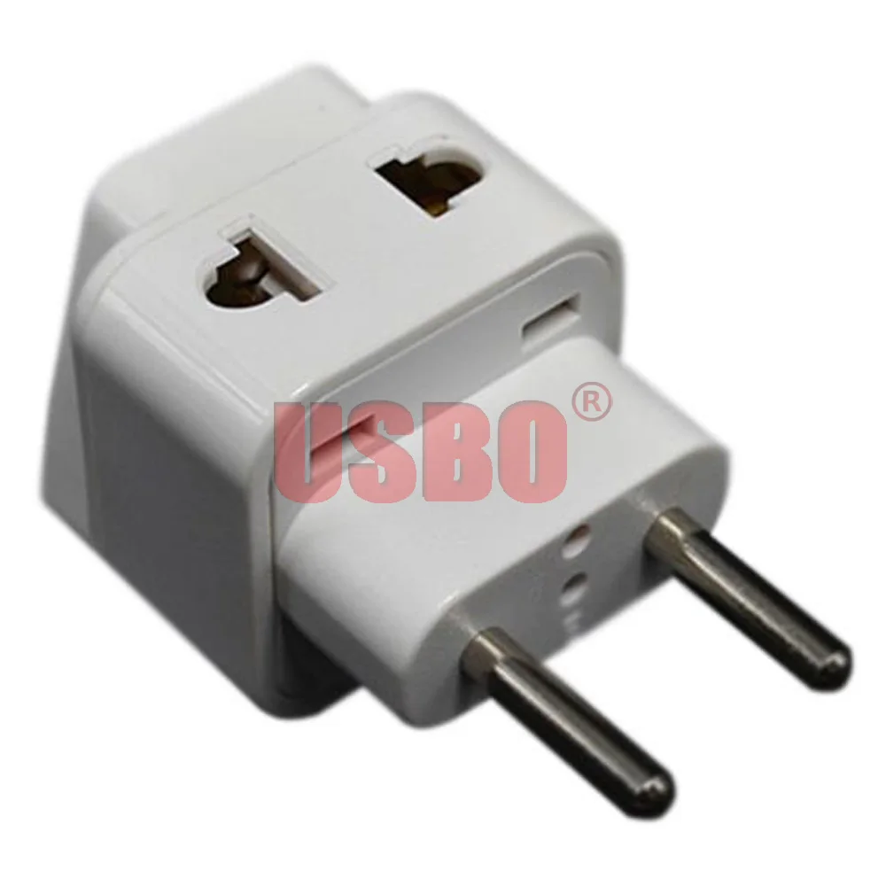 Черный Белый ЕС 4 0 мм шпильки адаптер для путешествий штекер Средний Восток Южная