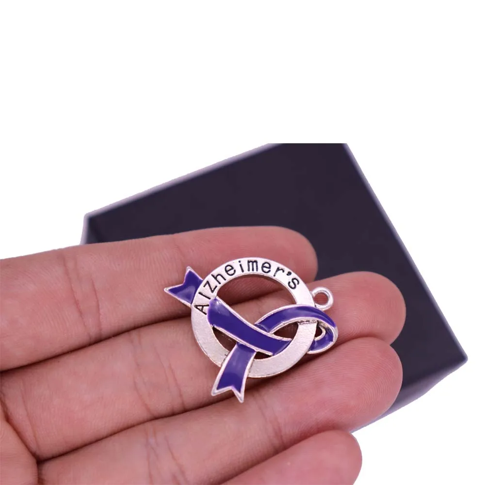 Своими руками ожерелье браслеты серьги делающие патологию Альцгеймера ленты амулеты фиолетовые для