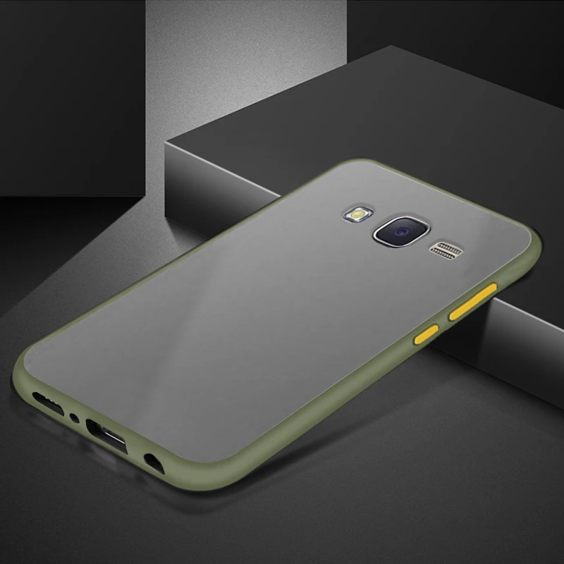Чехол для Samsung Galaxy J2 Prime CORE матовый прозрачный роскошный ударопрочный акриловый
