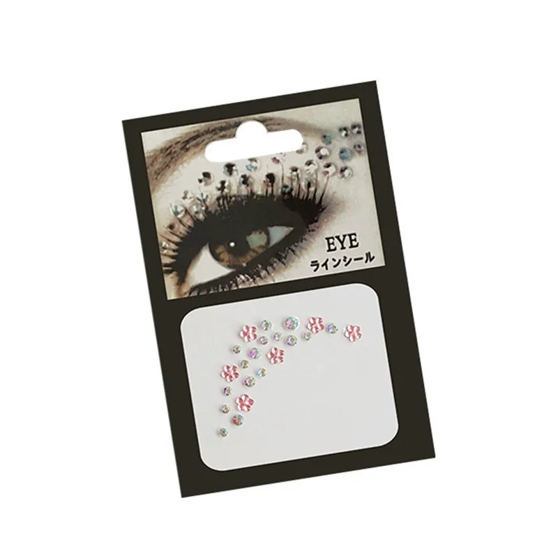 Блестящие праздничные вечерние Стразы для макияжа лица стразы украшения тела