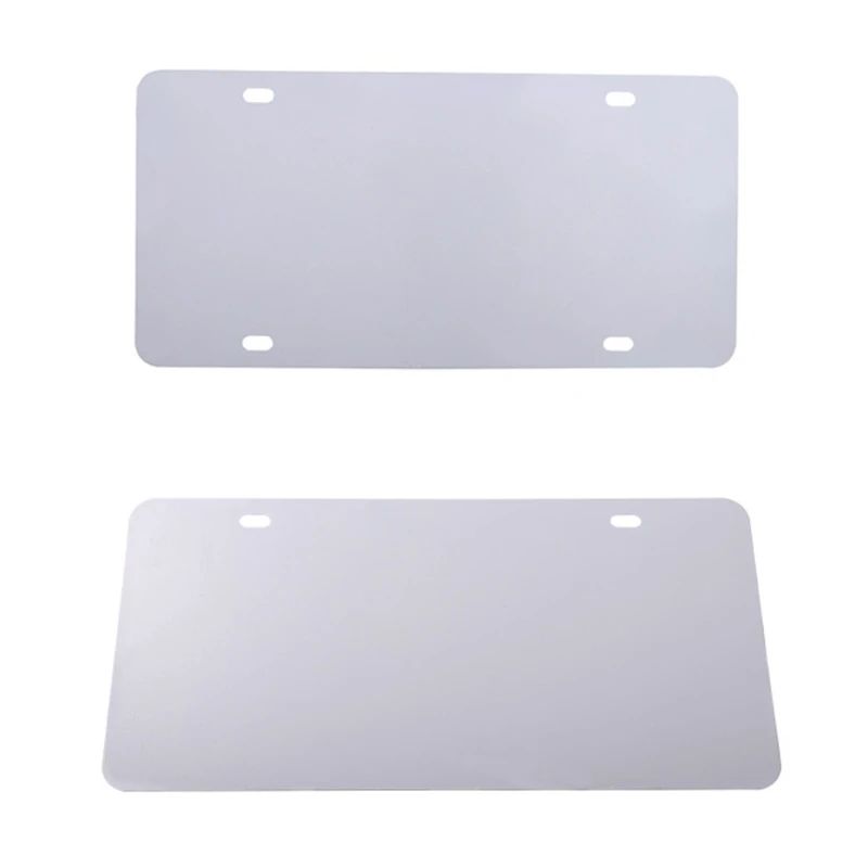 

G99F Heat Thermal Transfer Sheet Sublimation License Plate DIY 2/4 Bolts Custom Design DIY Picture Blank Sheet