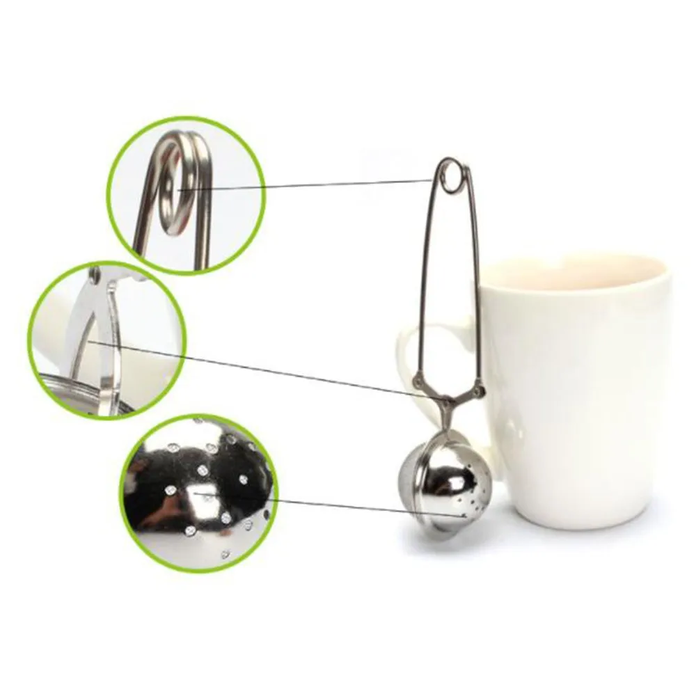 

1x сетчатый стеклянный ситечко для заваривания чая из нержавеющей стали, фильтр для кофе, трав, специй, рассеиватель, ручка, чайный шар